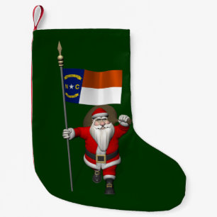 Sinterklaas met aftekening van North Carolina Kleine Kerstsok