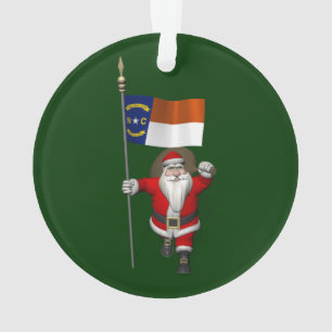 Sinterklaas met aftekening van North Carolina Ornament