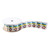 Sinterklaas met aftekening van Oekraïne Lint (Spoel)