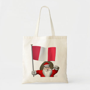 Sinterklaas met aftekening van Peru Tote Bag
