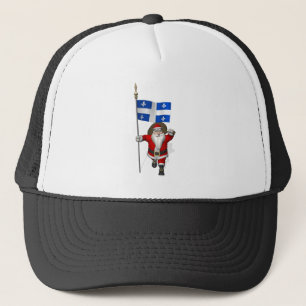 Sinterklaas met aftekening van Québec CDN Trucker Pet