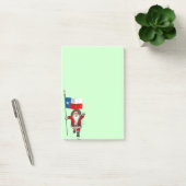 Sinterklaas met aftekening van Texas Post-it® Notes (Kantoor)