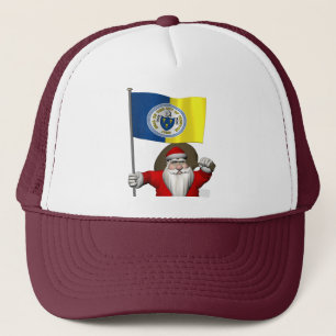 Sinterklaas met aftekening van Trenton NJ Trucker Pet