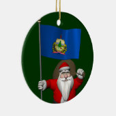 Sinterklaas met aftekening van Vermont Keramisch Ornament (Rechts)