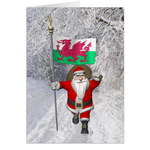Sinterklaas met aftekening van Wales