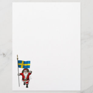 Sinterklaas met aftekening van Zweden