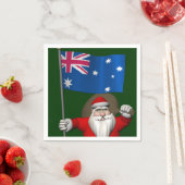Sinterklaas met Australische aftekening Servetten (Insitu)