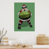 Sinterklaas met Big Melon Poster (Keuken)