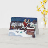 Sinterklaas met bootjes kaart (Gele Bloem)