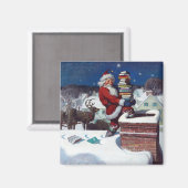 Sinterklaas met bootjes magneet (Voorkant / Achterkant)