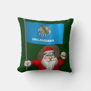 Sinterklaas met bordje Oklahoma Kussen