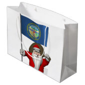 Sinterklaas met bordje van Nebraska Groot Cadeauzakje (Achterkant Gekanteld)