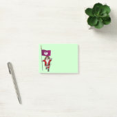 Sinterklaas met bordje van Phoenix Post-it® Notes (Kantoor)