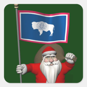 Sinterklaas met borduurwerk sticker