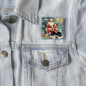 Sinterklaas met Button van de Chirstmas van bosdie (In situ)