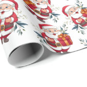 Sinterklaas met Cadeau Cadeaupapier (Rol Hoek)