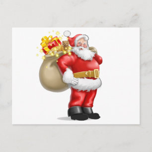 Sinterklaas met Cadeaus Feestdagenkaart