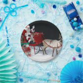 Sinterklaas met cadeaus papieren bordje (Feest)