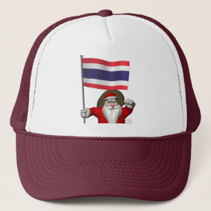 Sinterklaas met de vlag van Thailand Trucker Pet