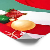 Sinterklaas met een geschenk poster (Hoek)