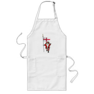 Sinterklaas met Engelse aftekening Lang Schort