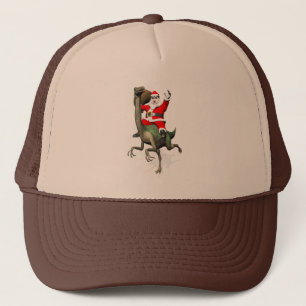 Sinterklaas met gallimimus trucker pet