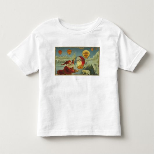 Sinterklaas met geluk kinder shirts (Voorkant)
