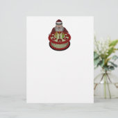 Sinterklaas met halve dag (Staand voorkant)