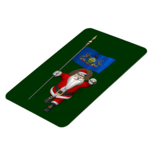 Sinterklaas met handtekening van Pennsylvania Magneet