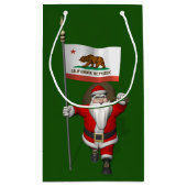 Sinterklaas met inzending van Californië Klein Cadeauzakje (Achterkant)