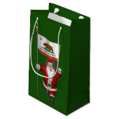 Sinterklaas met inzending van Californië Klein Cadeauzakje (Achterkant Gekanteld)