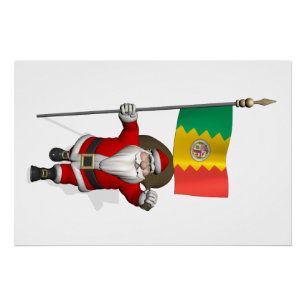 Sinterklaas met inzending van Los Angeles CA Perfect Poster
