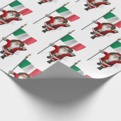 Sinterklaas met Italiaanse nationaliteit Cadeaupapier (Hoek)