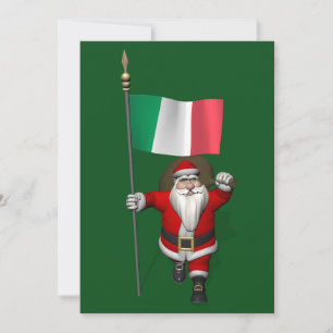 Sinterklaas met Italiaanse nationaliteit Feestdagenkaart