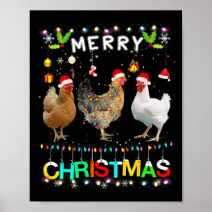 Sinterklaas met kerstbekkenkerstbeker poster