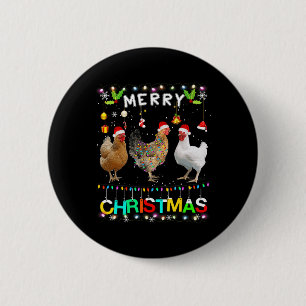 Sinterklaas met kerstbekkenkerstbeker ronde button 5,7 cm