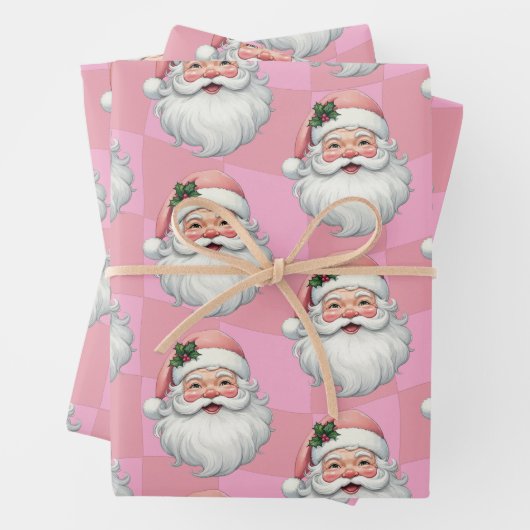 Sinterklaas met Kerstmis Inpakpapier Vel (In situ)