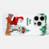 Sinterklaas met konijnenfox en eekhoorn Case-Mate iPhone case (Achterkant (horizontaal))