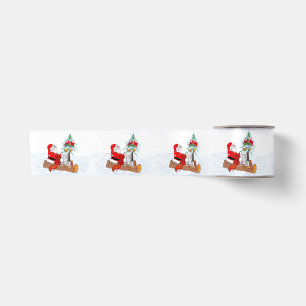 Sinterklaas met konijnenfox en eekhoorn lint