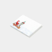Sinterklaas met konijnenfox en eekhoorn post-it® notes (Schuin)