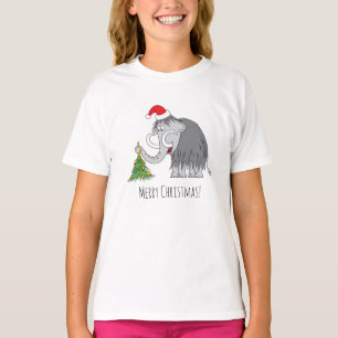Sinterklaas met kwartkerstboom t-shirt