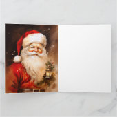 Sinterklaas met latern kaart (Binnen)