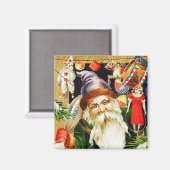 Sinterklaas met magneet voor speelgoed (Voorkant / Achterkant)