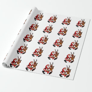 Sinterklaas met mouwen cadeaupapier