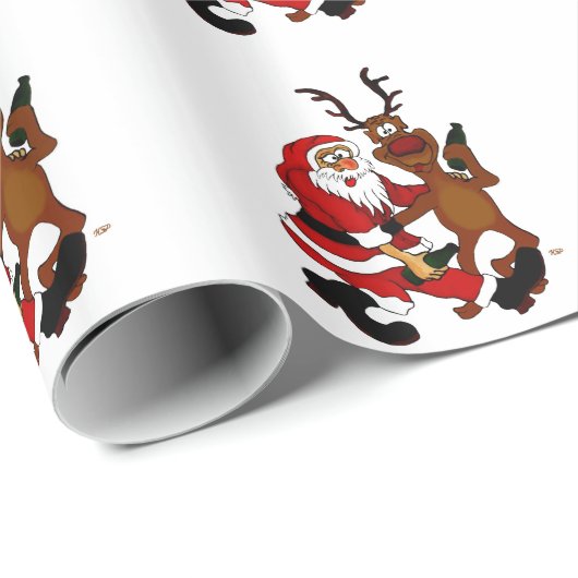 Sinterklaas met mouwen cadeaupapier (Rol Hoek)