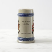 Sinterklaas met mouwen - vorst bierpul (Center)