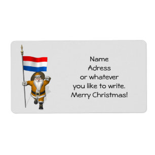 sinterklaas met nederlands afkomst etiket