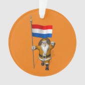 sinterklaas met nederlands afkomst ornament (voorkant)
