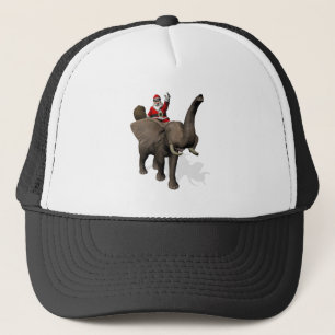 Sinterklaas met olifant trucker pet