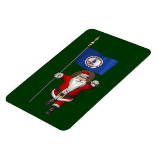 Sinterklaas met ontslag uit Virginia Magneet